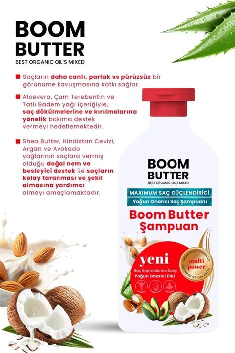 BOOM BUTTER Hair Care Shampoo 300 ML
