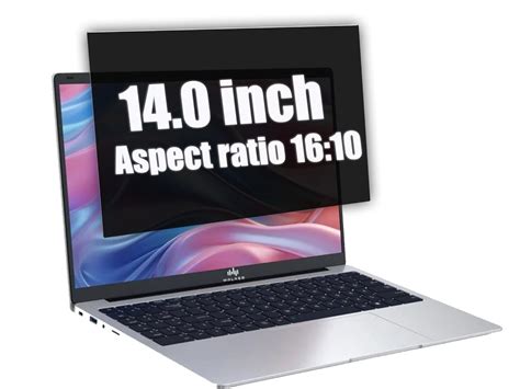 NAXTON® Privacy Screen guard for LAPTOP 14 INCH (aspect ratio 16:10 ...