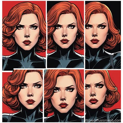 Black Widow's Evil Portraits | Stable Diffusion Online