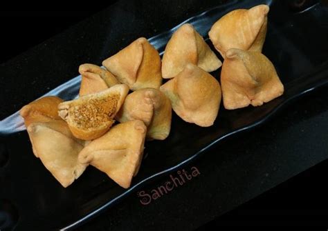 Mini Dry Bhujiya Samosa Recipe by Sanchita Mittal - Cookpad