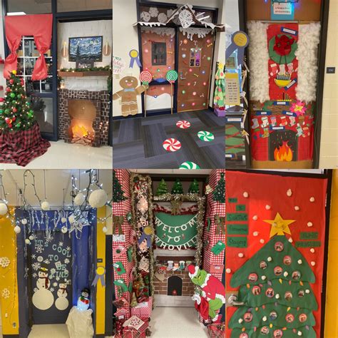 3d Christmas Door Decorating Contest Winners