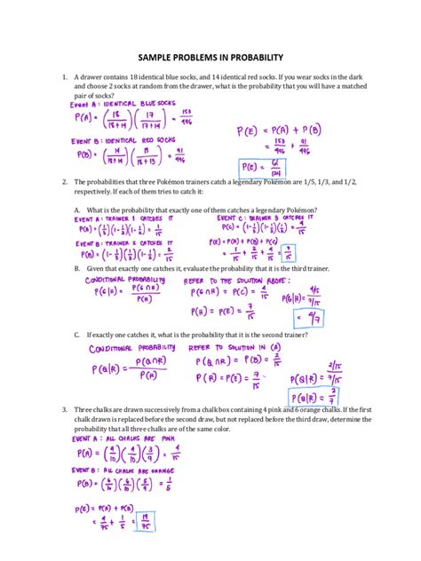 Image result for Sample Probability Problems