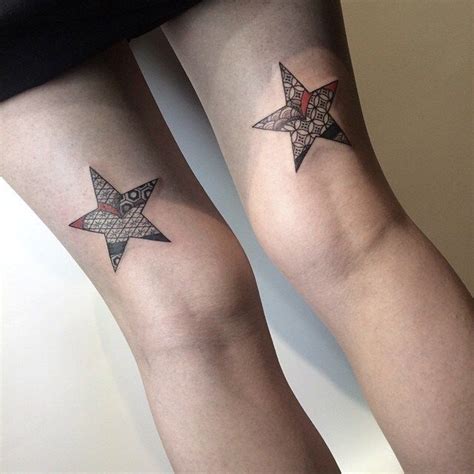 Thigh Stars Japanese pattern tattoo by Nissaco Tatau - Best Tattoo ...