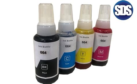 SDS Refill Ink Compatible for Epson Ecotank L100 L110 L130 L200 L210 ...