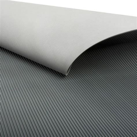 Rubber Matting | Fine Ribbed - Grey | Thickness: 3 mm | Rubber Floorin