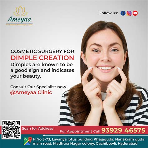 Dimple Creation Surgery in Hyderabad | gachibowli — Ameya Centre | by ...