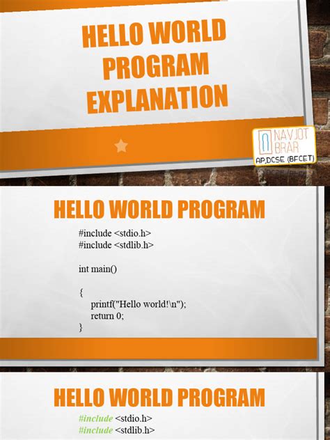 Hello Program 的图像结果