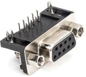 EMERGING TECHNOLOGIES 10 PCS DB9 9Pin Female Connector R/A Educational ...