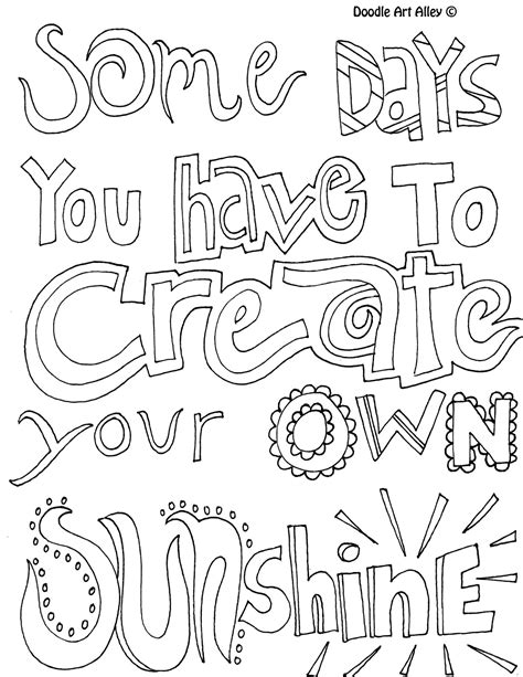 Positive Quotes Coloring Pages 的图像结果