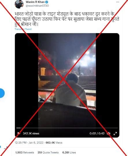 Altered video shared alongside claim it shows India's Rahul Gandhi ...