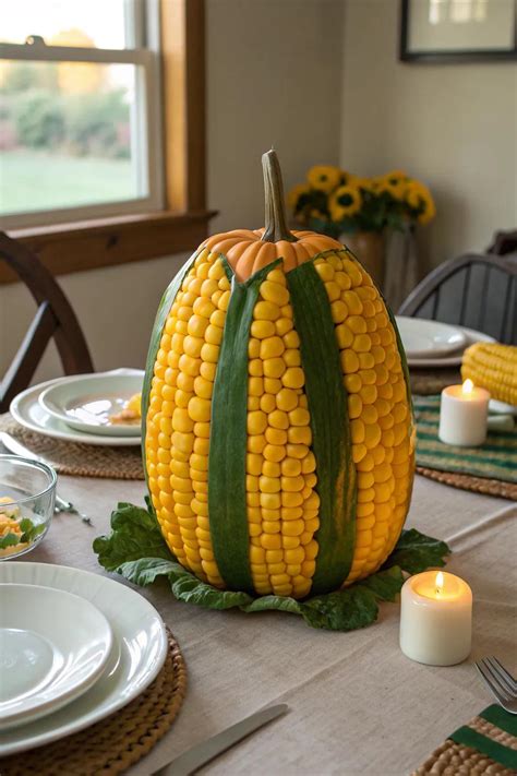23+ Creative Food-Themed Pumpkin Decorating Ideas