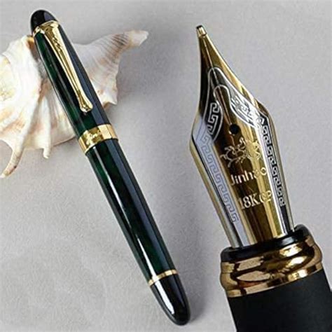 PENBBS Jinhao X450 Luxury Fountain Pen, Green, Pack of 1 : Amazon.in ...