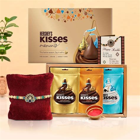 TIED RIBBONS Rakhi for Brother with Chocolate Gift Combo - Premium ...