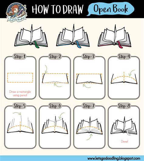 Drawing An Open Book