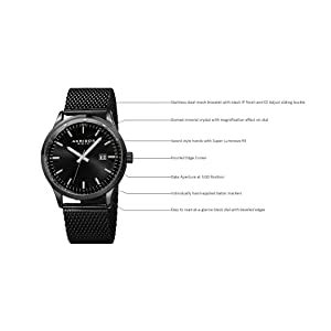 Buy Akribos XXIV Analog Black Dial Men's Watch - AK901BK Online at Low ...