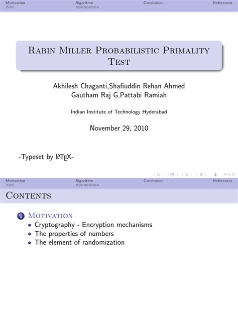 Rezultat imagine pentru Miller-Rabin Test for Primality