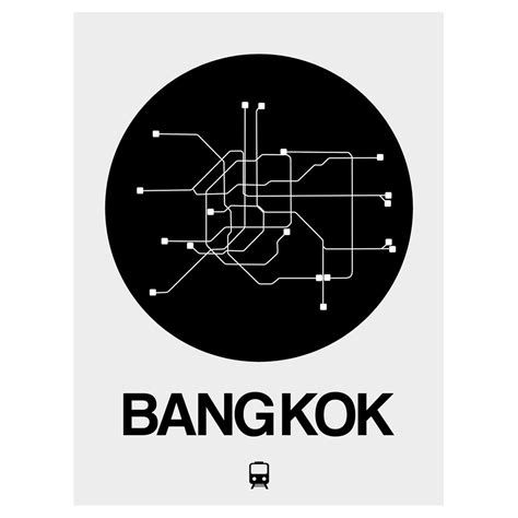 Bangkok Subway Map (Orange) - Subway City Maps - Touch of Modern