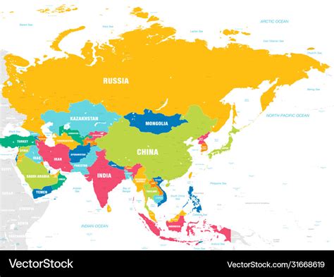 Asia Map Color 的图像结果