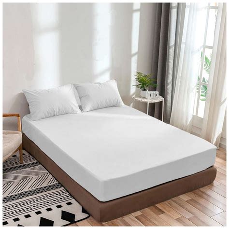 King Fitted Sheet Only, Softest 400 Thread Count 100% Cotton Sateen, 15 ...