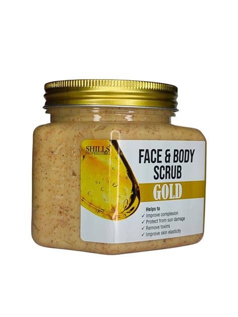 Buy Shills Professional Face & Body Gold Scrub Online at Low Prices in ...