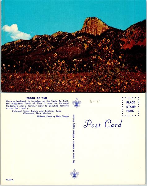 Tooth of Time, Santa Fe Trail, Philmont Scout Ranch, Cimarron, NM PC ...