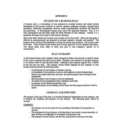 Business Plan Outline 的图像结果