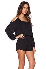 Eight Sixty Cold Shoulder Romper in Black | REVOLVE