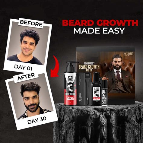 Don Beardo's Beard Growth Pro Kit – Beardo India