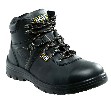 JCB Men's Excavator Safety Shoes, Black, 11 : Amazon.in: Industrial ...