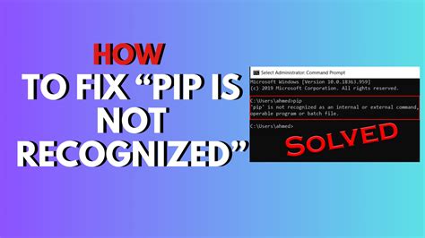 Python Not Found PIP Not Recognized 的图像结果