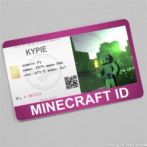 ID Card Tutorial Minecraft 的图像结果