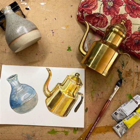 How to paint reflections | Water Colour Tutorials & Badibidu by Cat Regi