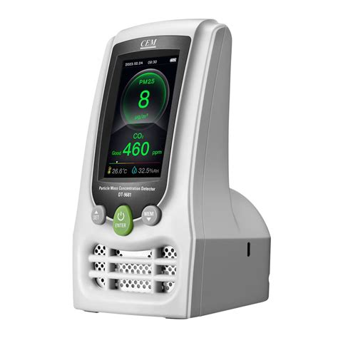 CEM DT-9681 Indoor PM2.5 CO2 HCHO Air Quality Meter Particle Mass ...