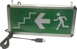 SignageShop EXIT STAIR with symbol of Man Running, Arrow and Stairs ...