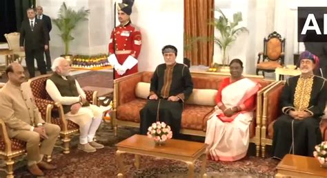 President Droupadi Murmu hosts Oman Sultan Haitham bin Tarik at ...