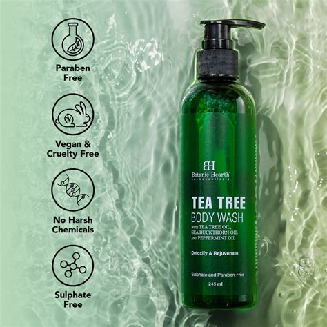 Botanic Hearth Tea Tree Body Wash, 245ml – Botanic Hearth India