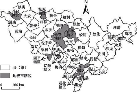 中国分省地图—吉林省地图有邻区 - 吉林省地图 - 地理教师网