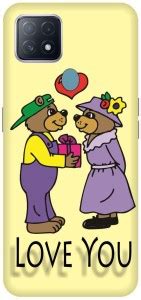 SAVETREE Back Cover for Oppo A15, CPH2185, Love Couple, Miss, Back ...