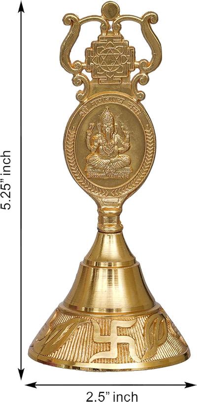 LAMANSH Antique Pooja Bells 🔔Ghanti for Temple Mandir or mangal path c ...