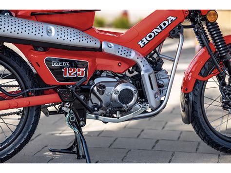 New 2025 Honda Trail125, Fresno CA | Specs, Price, Photos | Glowing Red N9450