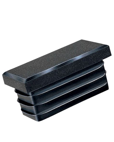 Rectangle Black Plastic Plug End Cap 1 X 1 2 | Desertcart INDIA