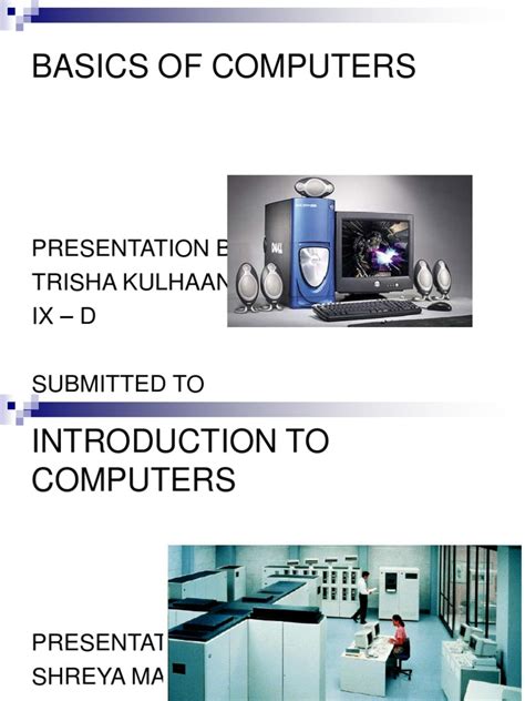 Image result for Basic Computer Knowledge Presentation