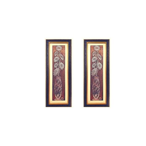 FrameBoy Ant-Flower Paintings Set of 2 Synthetic Wood Framed Wall ...