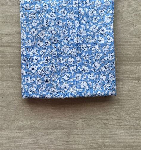 Handblock Printed Soft Cotton Running Fabric – FABK