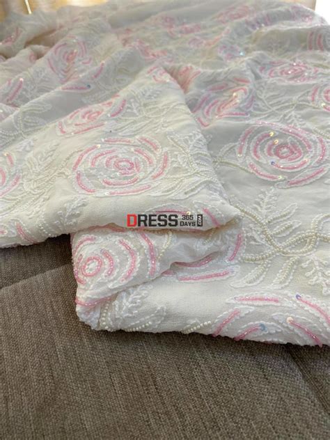Pure Georgette Lucknowi Chikankari Pearl Cut Dana Suit – Dress365days
