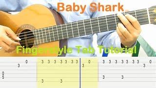 Baby Shark Guitar Tutorial 的图像结果
