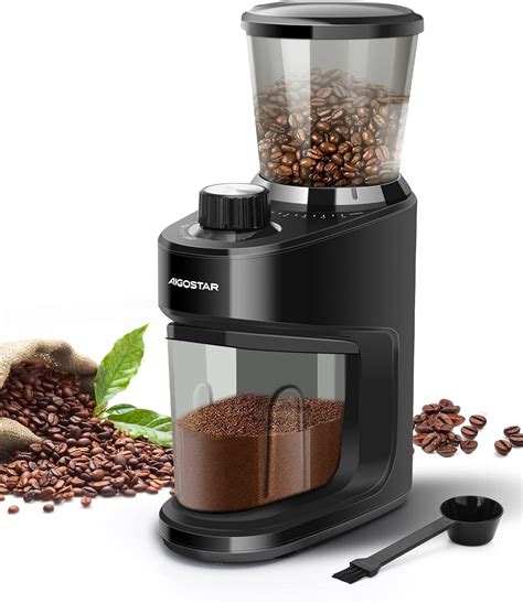 Ollygrin Coffee Grinder Electric Burr Mill, Conical Burr Espresso ...
