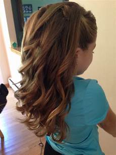 Banquet Hairstyles For Hair by Half Up Half Curls Junior Bridesmaid Flower Banquet Hairstyles For Hair