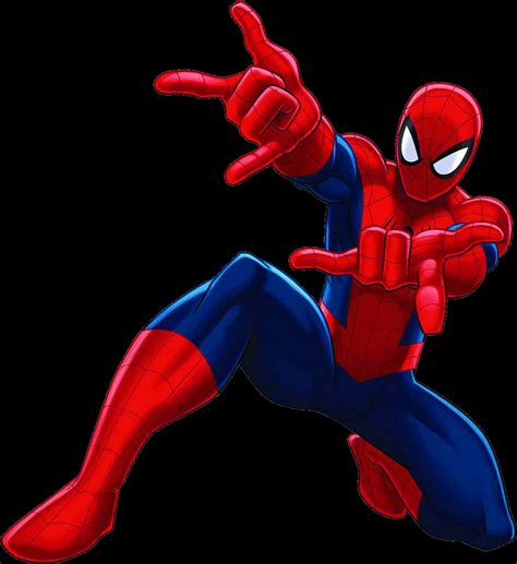 Download Spiderman Web Shooting Pose | Wallpapers.com