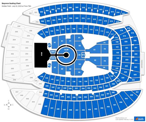 Soldier Field Seating Chart Concert | Portal.posgradount.edu.pe